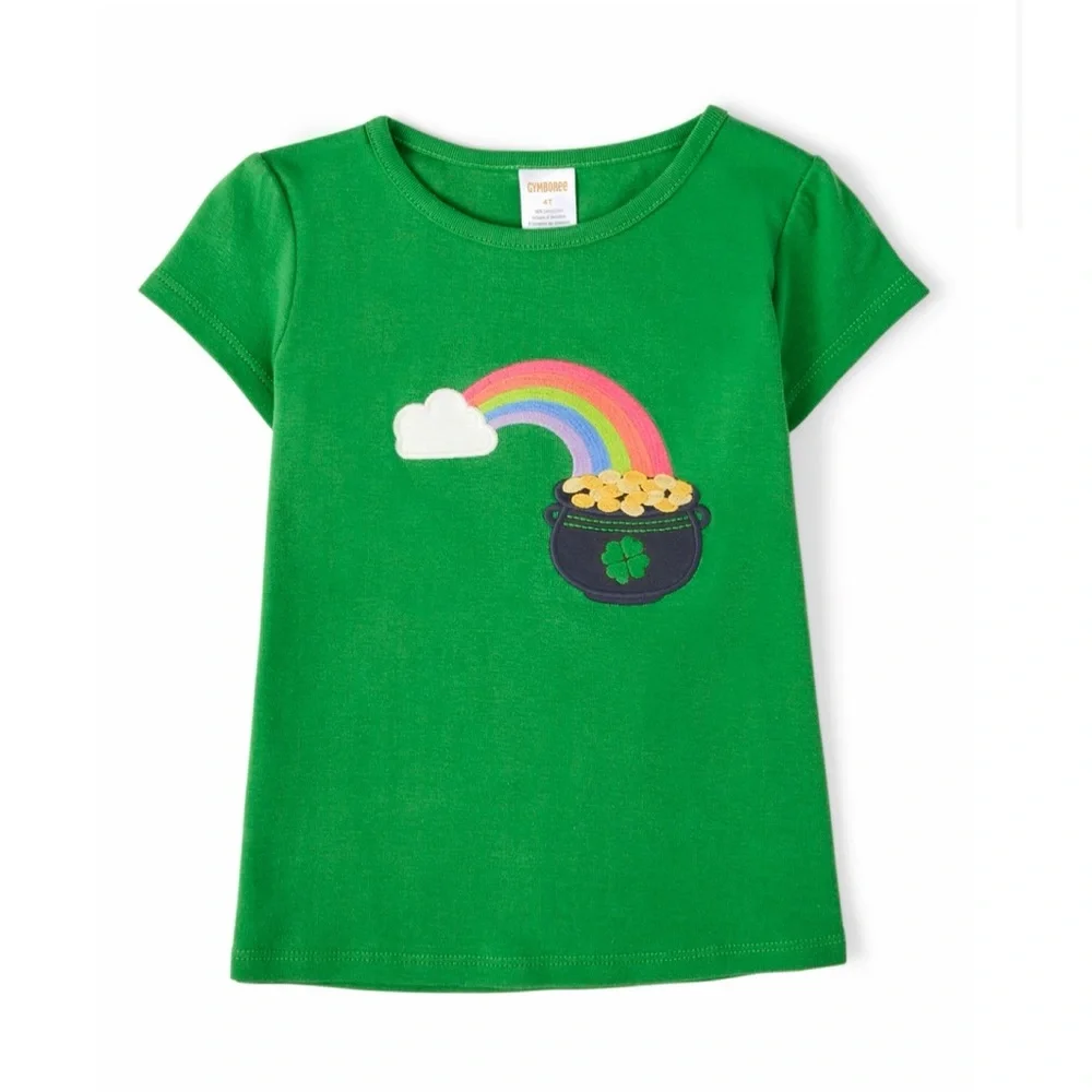 📌🆕 Gymboree • St. Patrick’s Day • Embroidered • Shirt